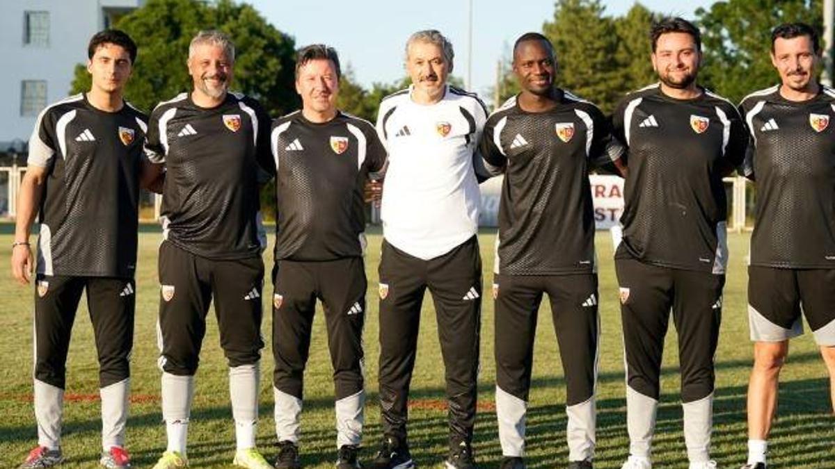 Kayserispor Teknik Direktörü Atila Gerin'in ekibi belli oldu