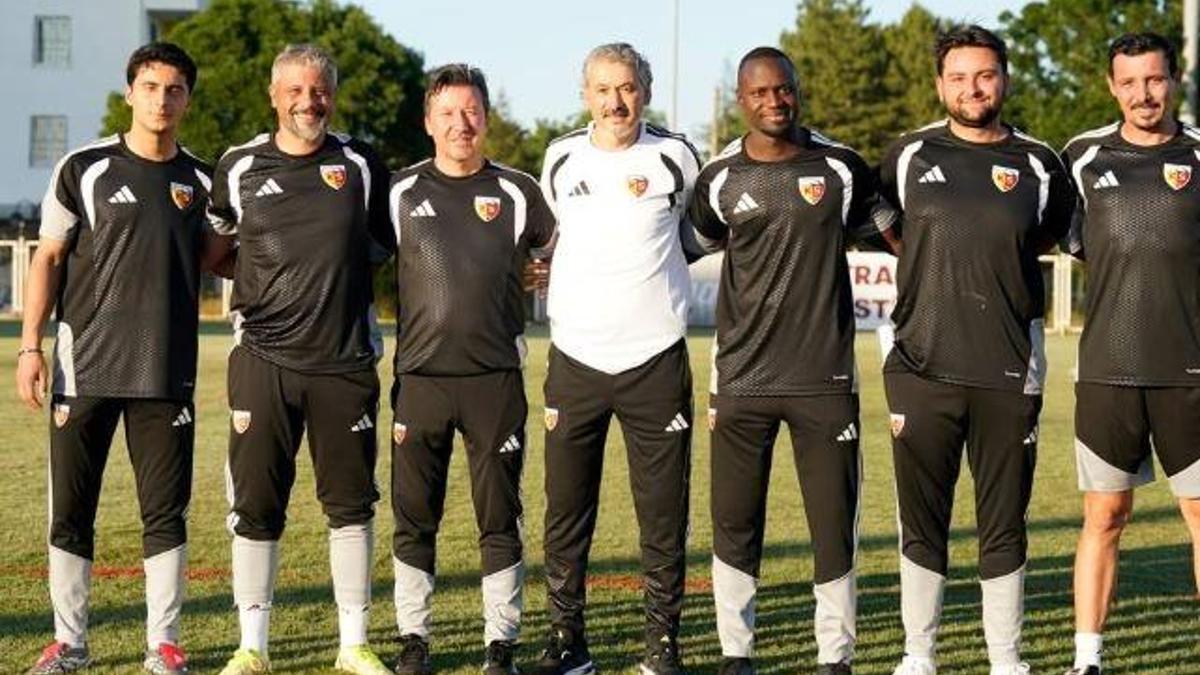 Kayserispor Teknik Direktörü Atila Gerin'in ekibi belli oldu