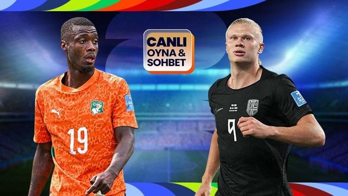 Fildişi Sahili, Norveç karşısında! Dünya Kupası heyecanı canlı sohbet ile Misli’de