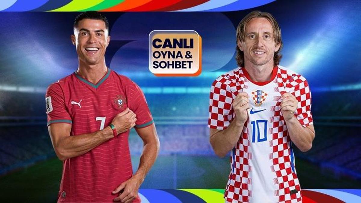 Portekiz, Hırvatistan ile karşılaşıyor! Dünya Kupası heyecanı canlı sohbet ile Misli’de