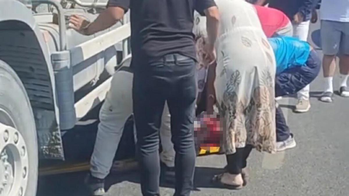 Beton mikserinin çarptığı yaya öldü