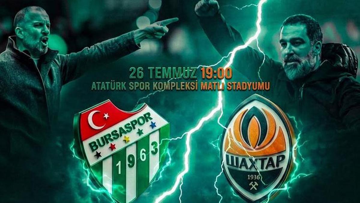 Bursaspor ile Shakhtar Donetsk karşı karşıya gelecek!
