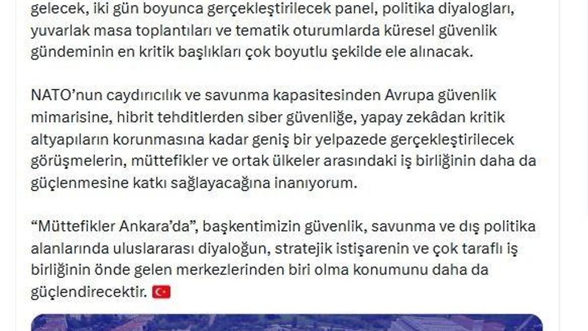 İletişim Başkanı Duran'dan 'Müttefikler Ankara’da paylaşımı