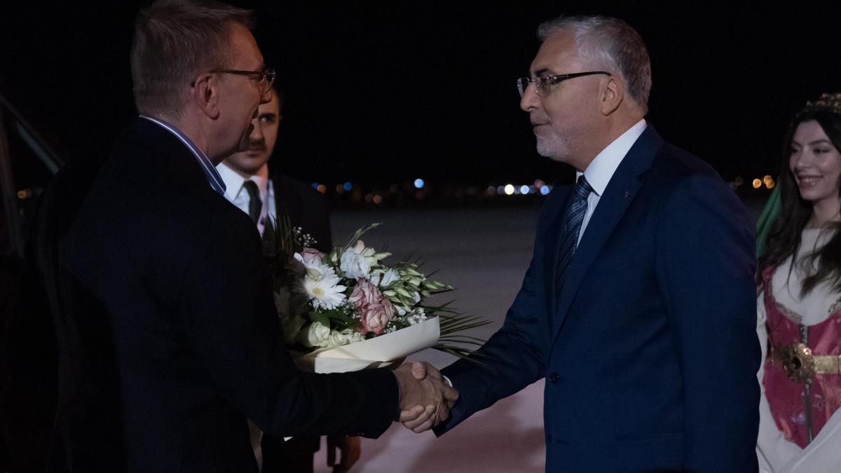 Letonya Cumhurbaşkanı Rinkēvičs, Ankara’ya geldi