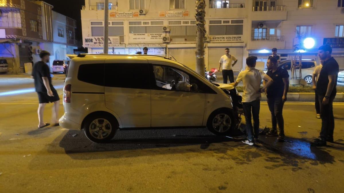 Nusaybin’de otomobiller çarpıştı: 1 yaralı