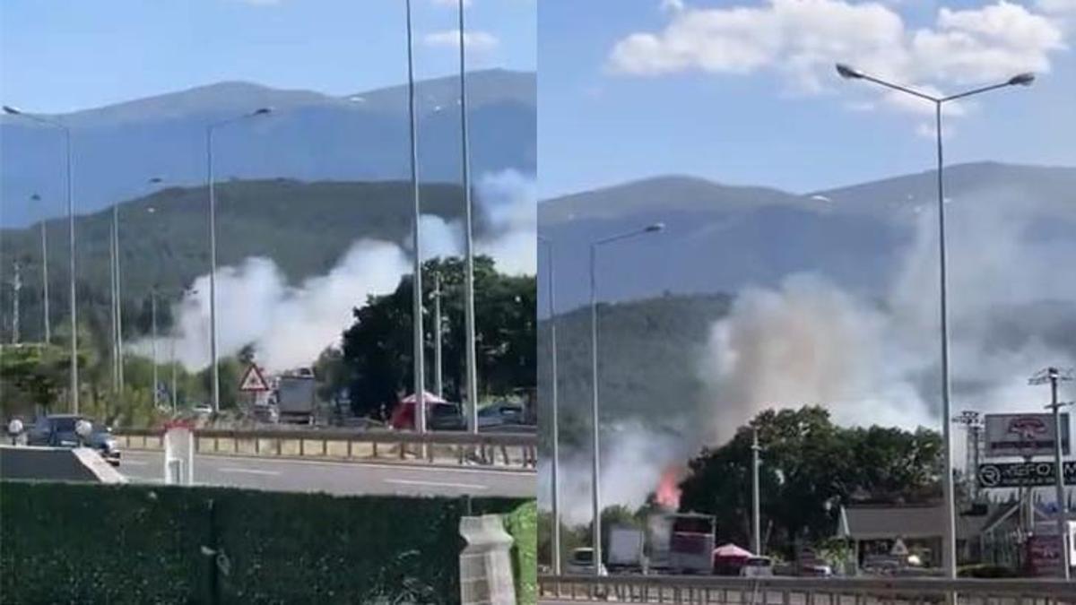 Bursa'da orman yangını! Havadan ve karadan müdahale devam ediyor