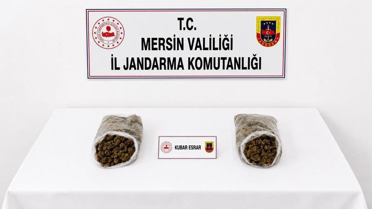 Mersin’de uyuşturucu operasyonunda 2 tutuklama