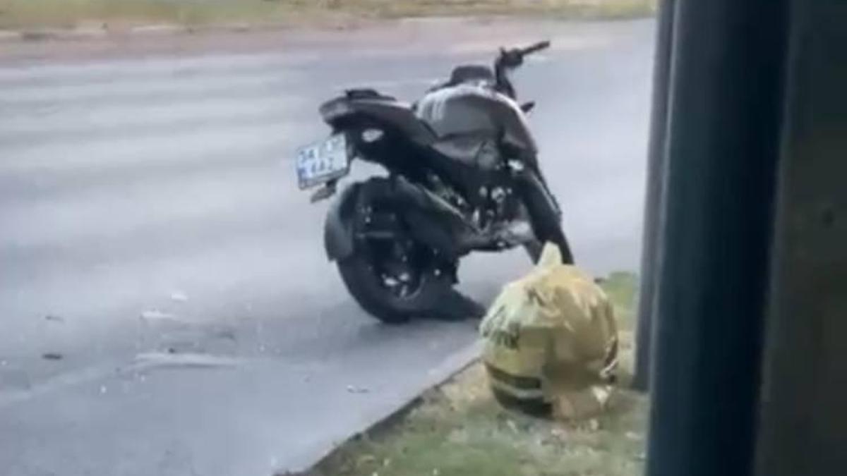 Bakırköy'de otomobilin çarptığı motosikletli öldü