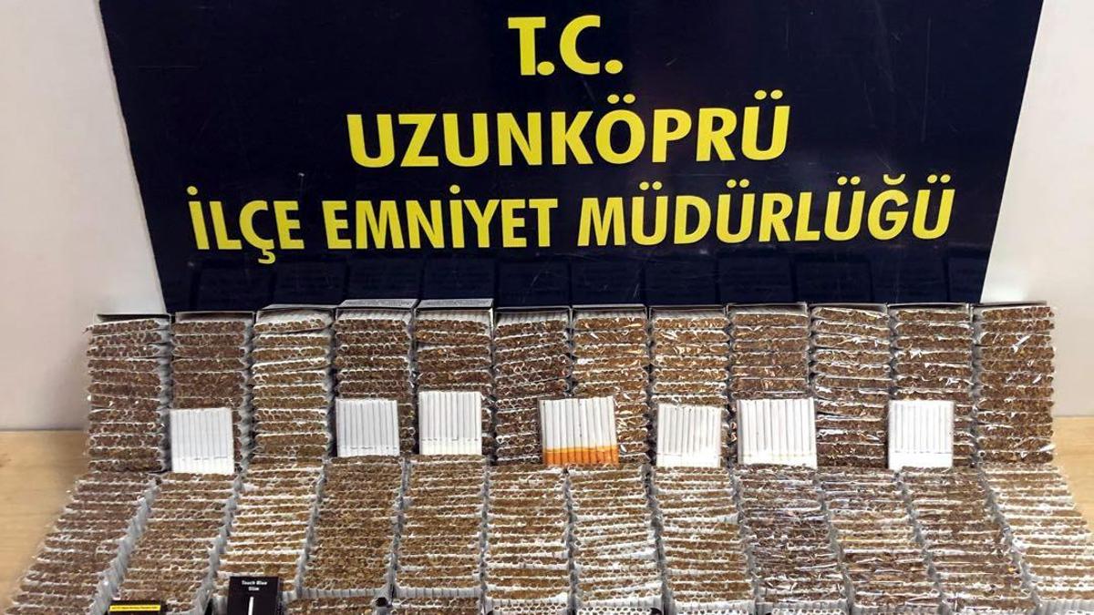 İşyerinde 10 bin 40 kaçak sigara ele geçirildi; 1 gözaltı