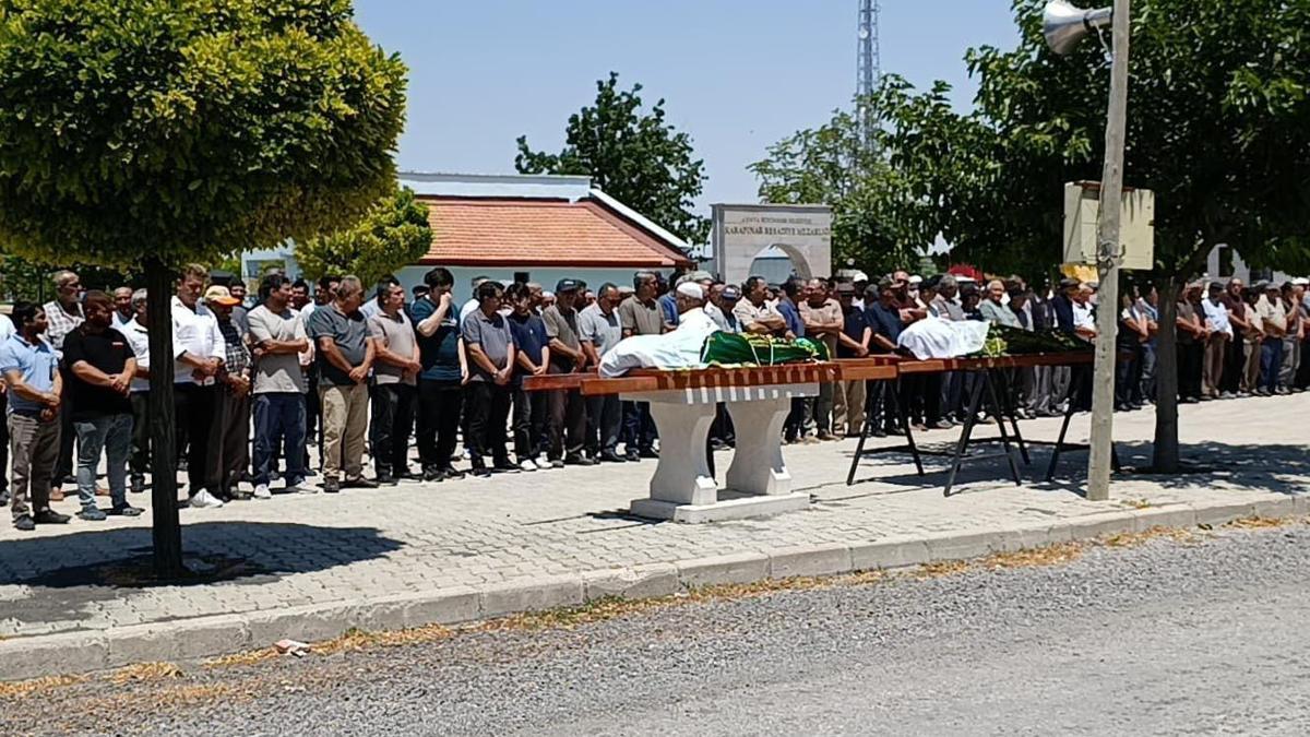 Konya’da öldürülen anne ile kızı toprağa verildi