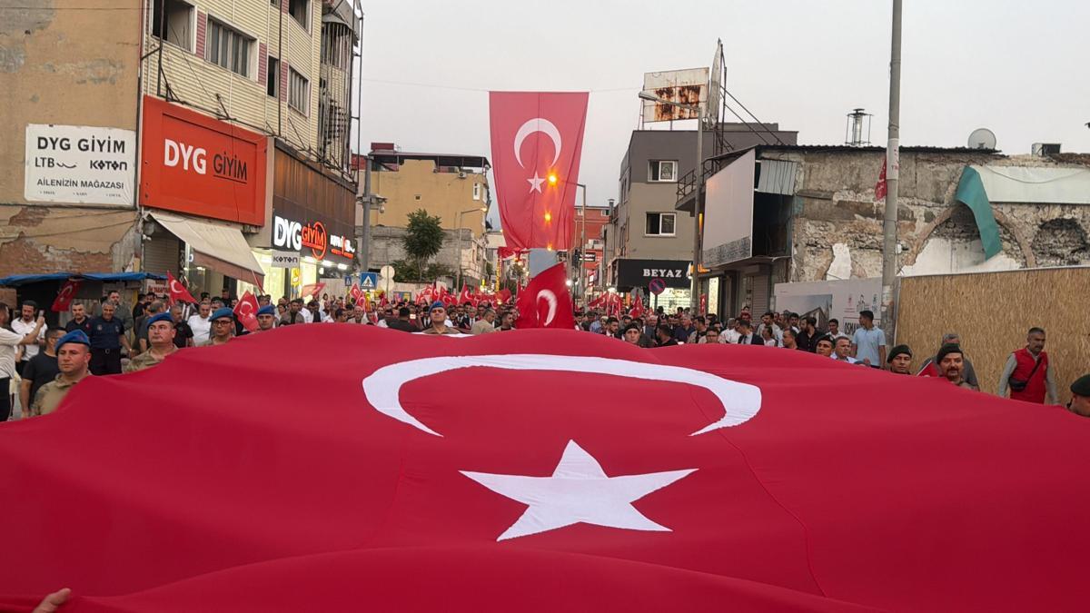 Osmaniye'de 15 Temmuz anısına ‘İrade Bizim, Zafer Bizim’ yürüyüşü