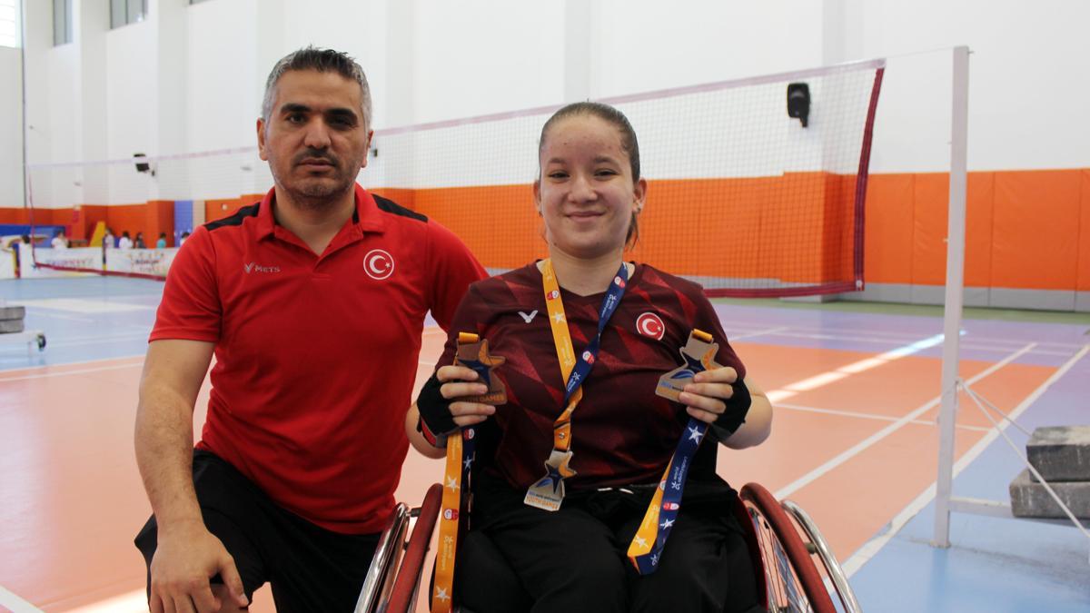 Milli para badmintoncu Tuğba: Hedefim uluslararası yarışmalarda derece yapmak