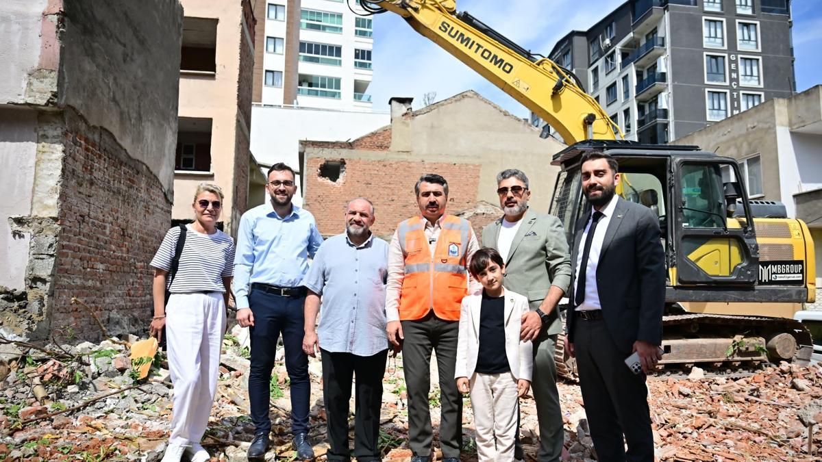 Sinandede’de yıkım çalışması başladı