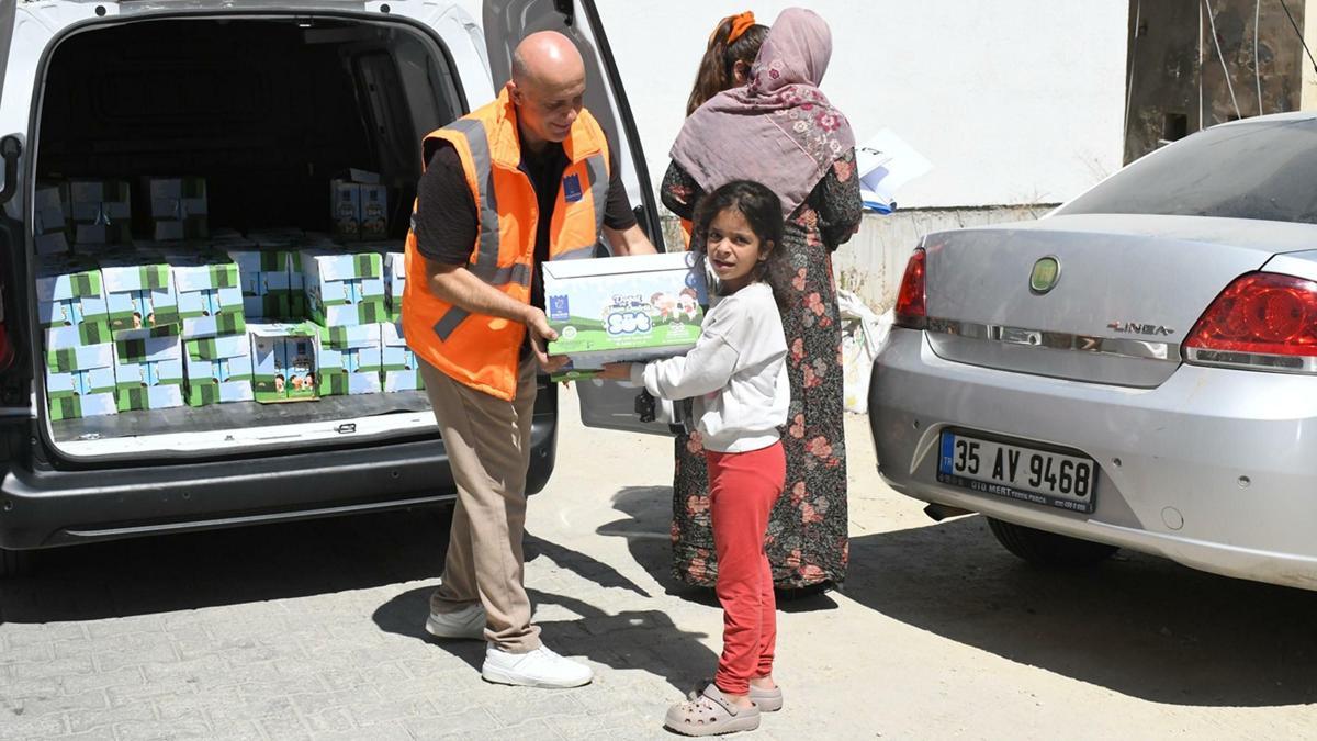 Kuşadası'nda Süt Desteği Projesi, yeniden başladı