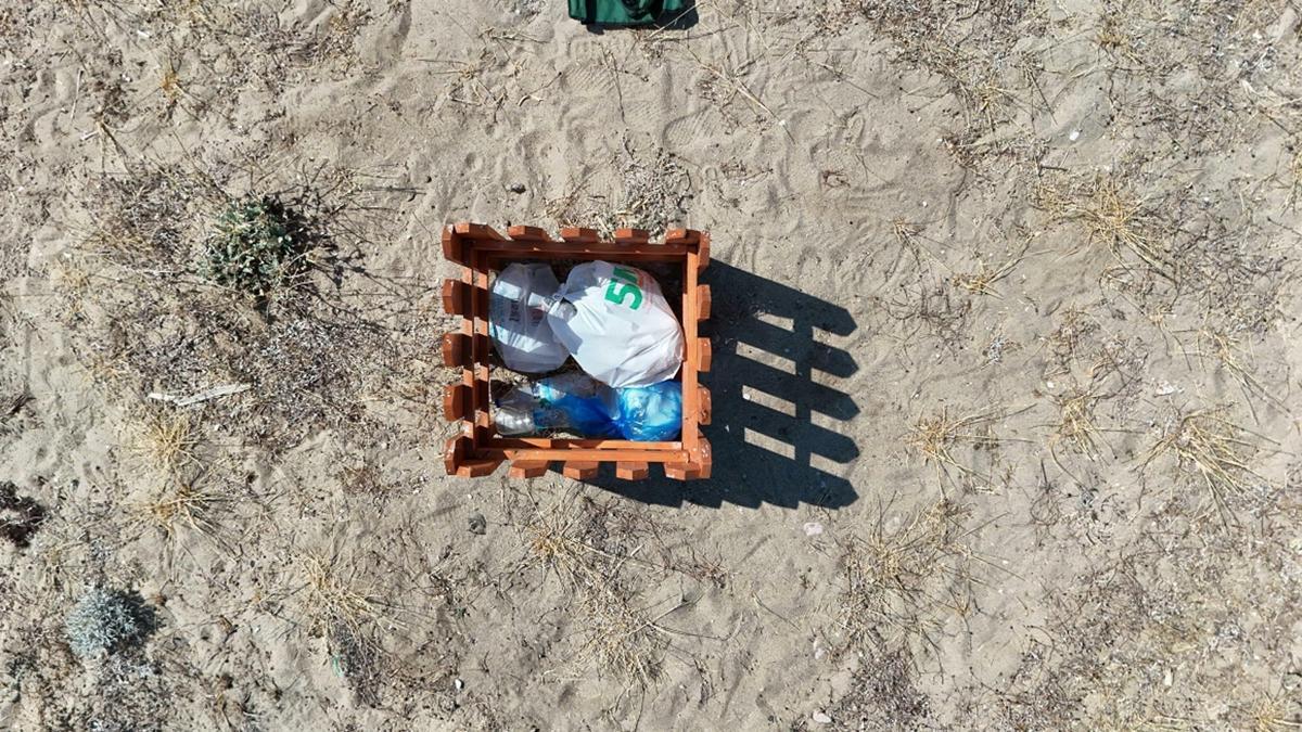 Ayvalık'ta korunan kum zambaklarını çöplüğe çevirdiler