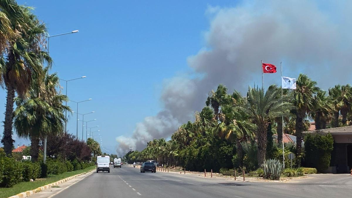 Antalya'da orman yangını