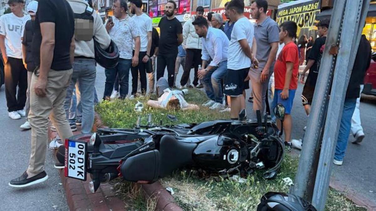 Zonguldak'ta otomobil ile motosiklet çarpıştı