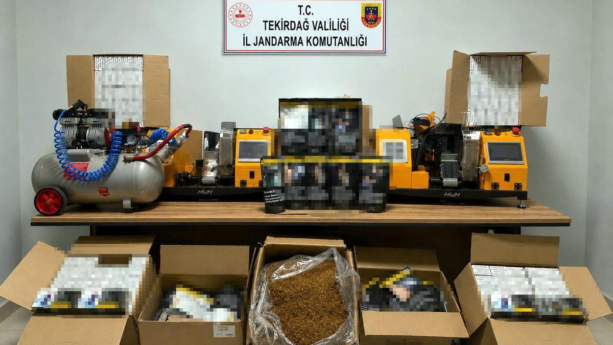 Malkara'da kaçak tütün ürünleri ele geçirildi