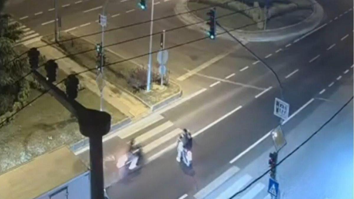 İki motosikletin çarpıştığı kaza kamerada; 3 yaralı