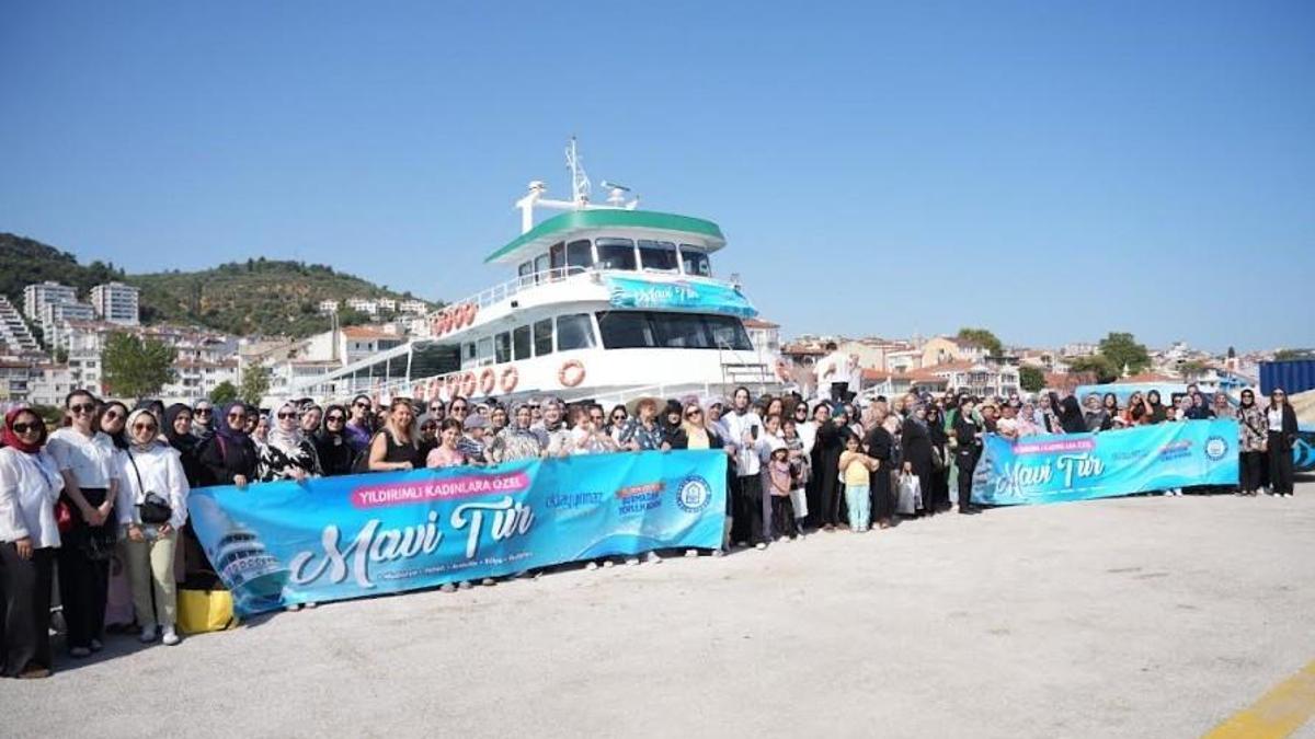 Yıldırım Belediyesi’nden kadınlara ‘Mavi Tur’ seferi