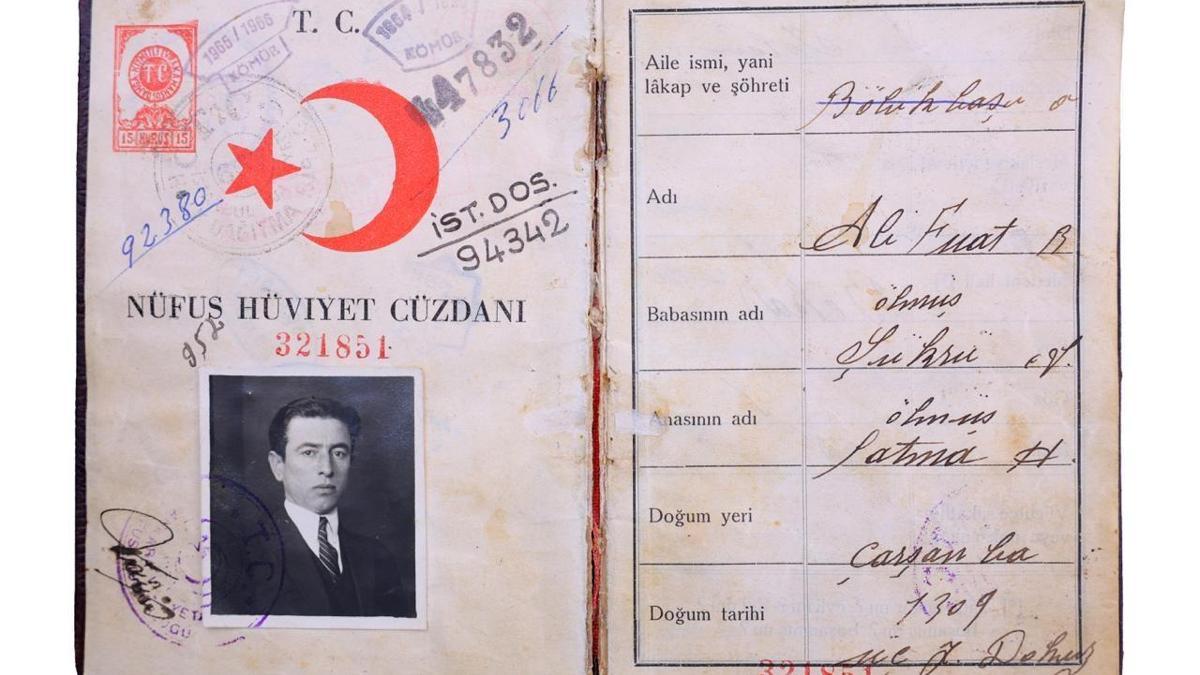 Ali Fuat Başgil’in kimliği Samsun Kent Müzesi’nde