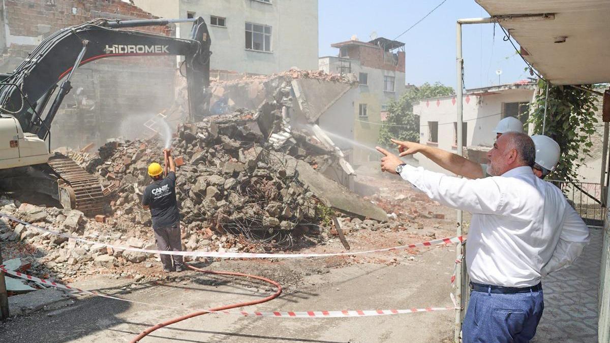 Canik'te kentsel dönüşüm ve yeni bulvar çalışmaları sürüyor