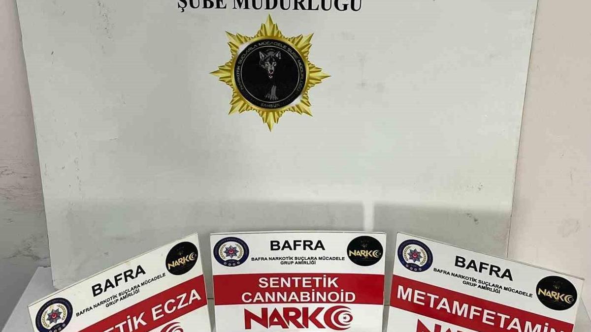 Bafra’da uyuşturucu operasyonu: 2 tutuklama