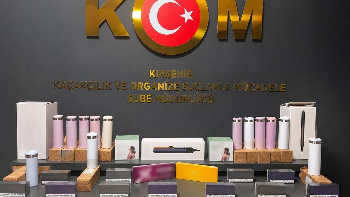 Kırşehir'de 147 kaçak malzeme ele geçirildi
