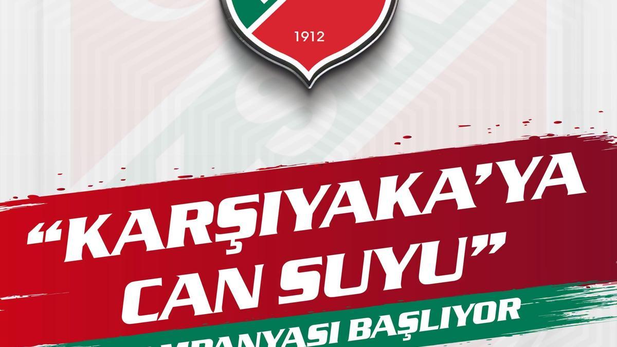 Karşıyaka’ya can suyu kampanyası