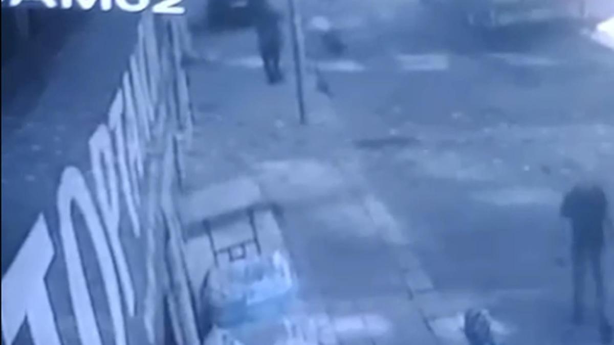 Miras tartışmasında ağabeyini tabanca ile yaraladığı anlar kamerada
