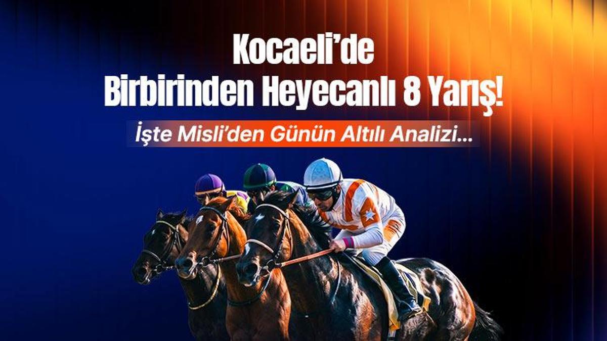 Kocaeli’de Birbirinden Heyecanlı 8 Yarış! İşte Misli’den Günün Altılı Analizi…