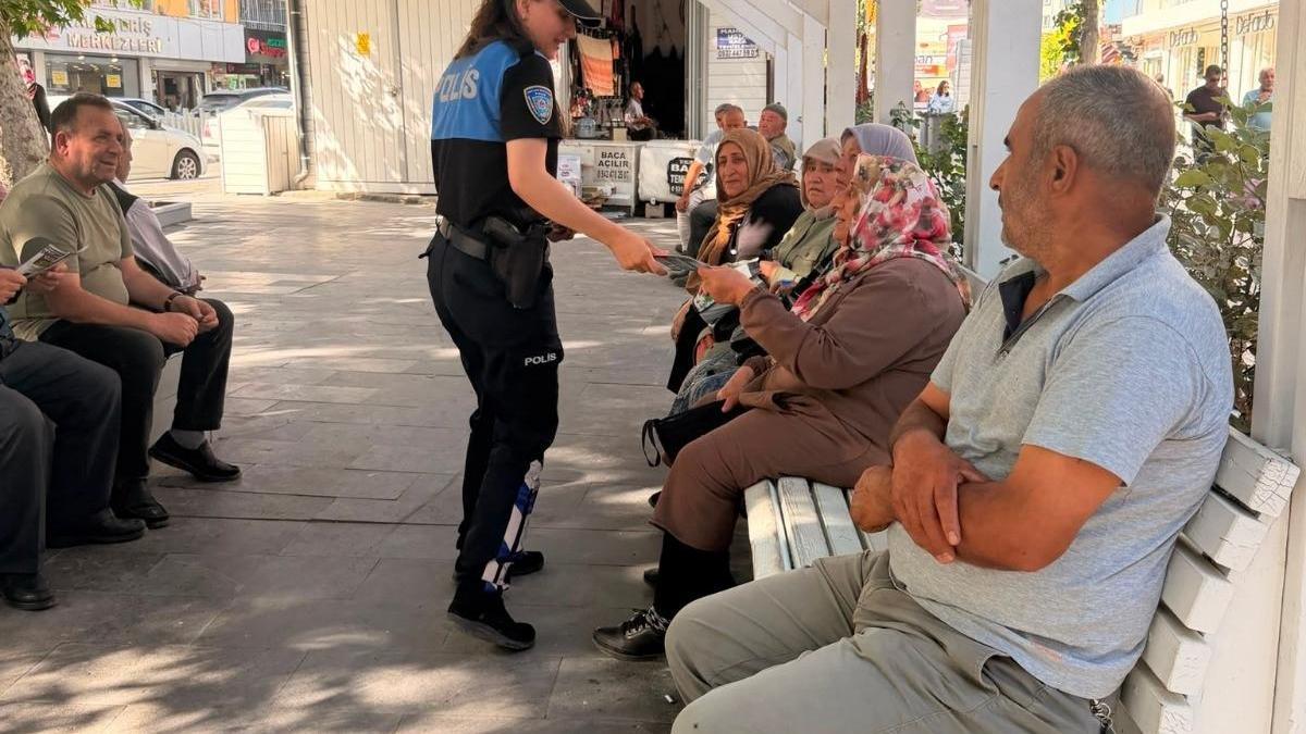 Polisten vatandaşlara dolandırıcılık ve hırsızlık uyarısı