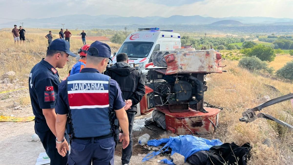 Nevşehir'de traktör devrildi: 1 ölü, 1 yaralı