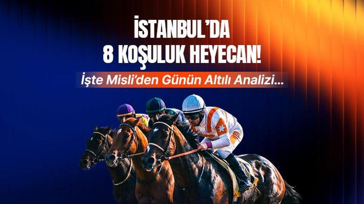İstanbul’da 8 koşuluk heyecan! İşte Misli’den günün altılı analizi…