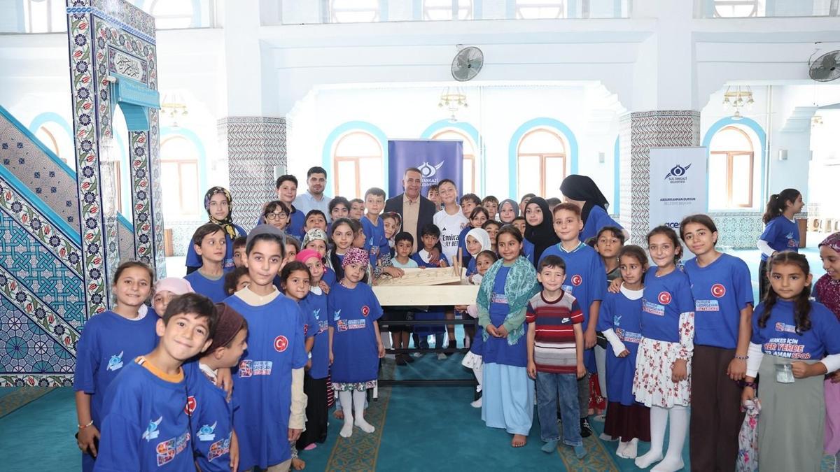 Sultangazi Belediyesi, Kur’an kursunda eğitim gören öğrencileri sporla buluşturuyor