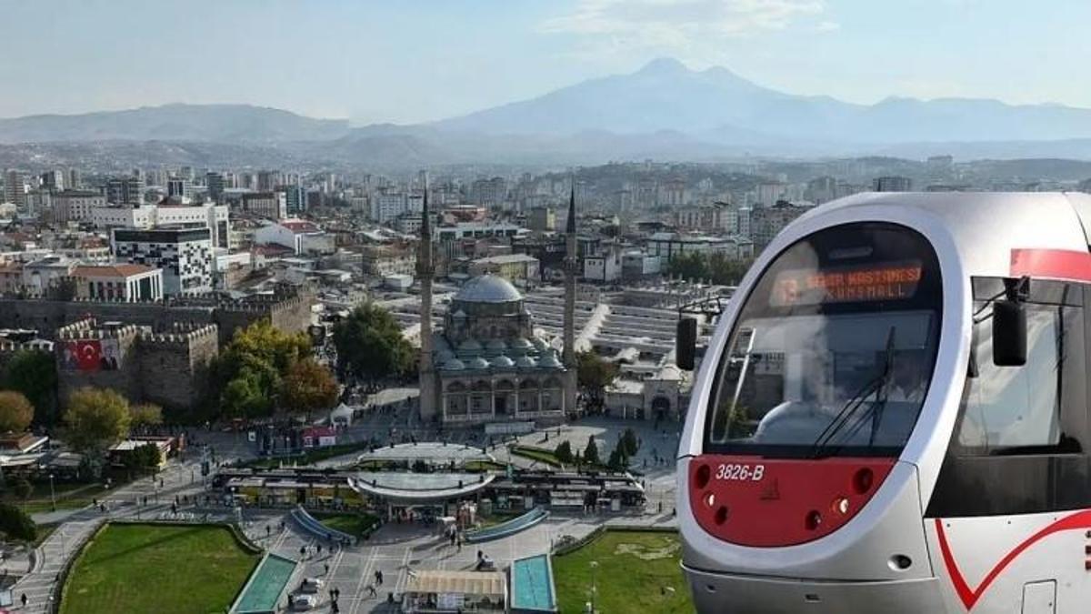 Kayseri'ye bir tramvay hattı daha! Güzergahı belli oldu