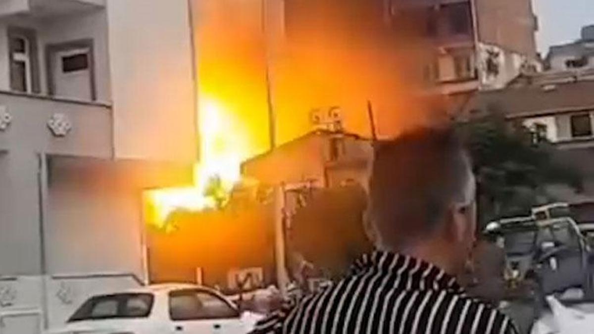 Tekkeköy bir depoda yangın çıktı