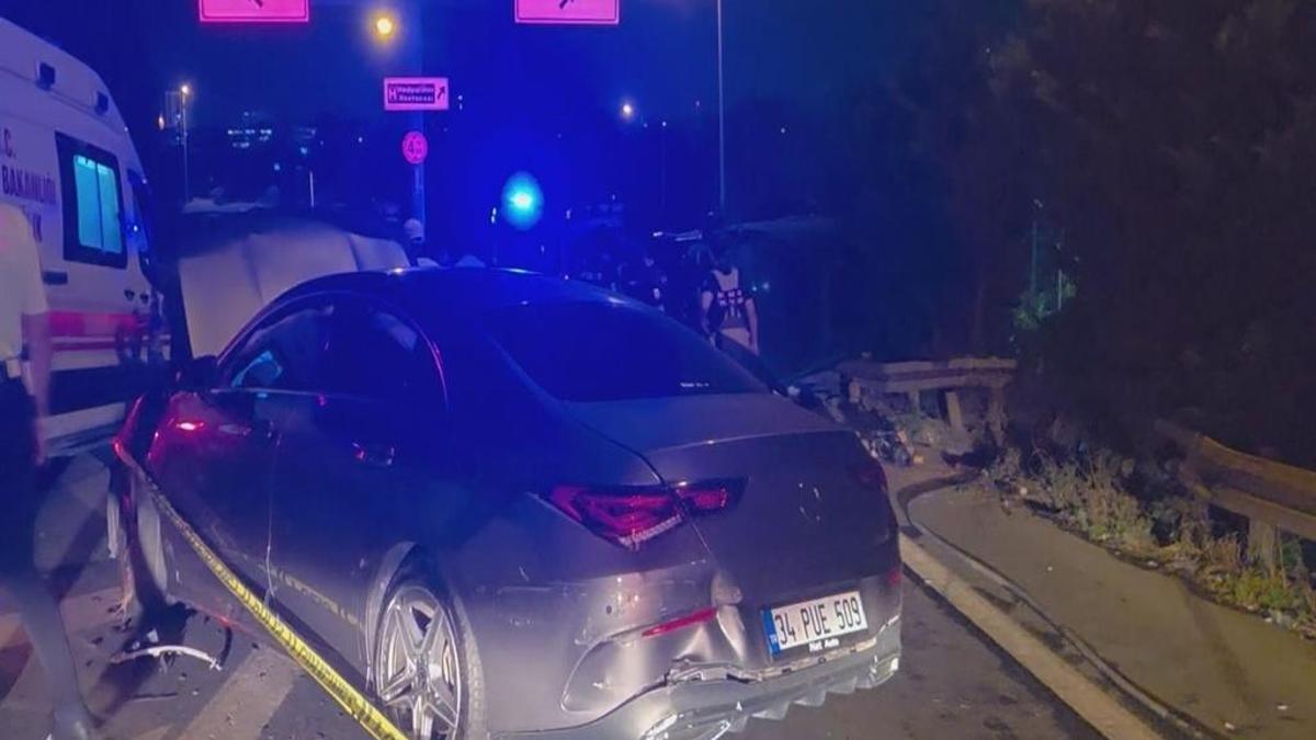 Esenler'de 3 araç birbirine girdi: 1 ölü 5 yaralı