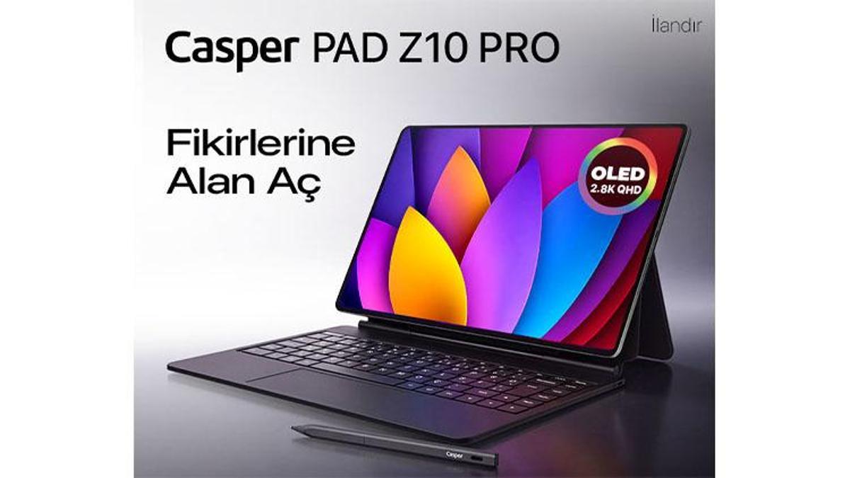Yapay zekâ destekli işlemci ve 2.8K OLED ekran: Casper’dan üst segment tablet hamlesi