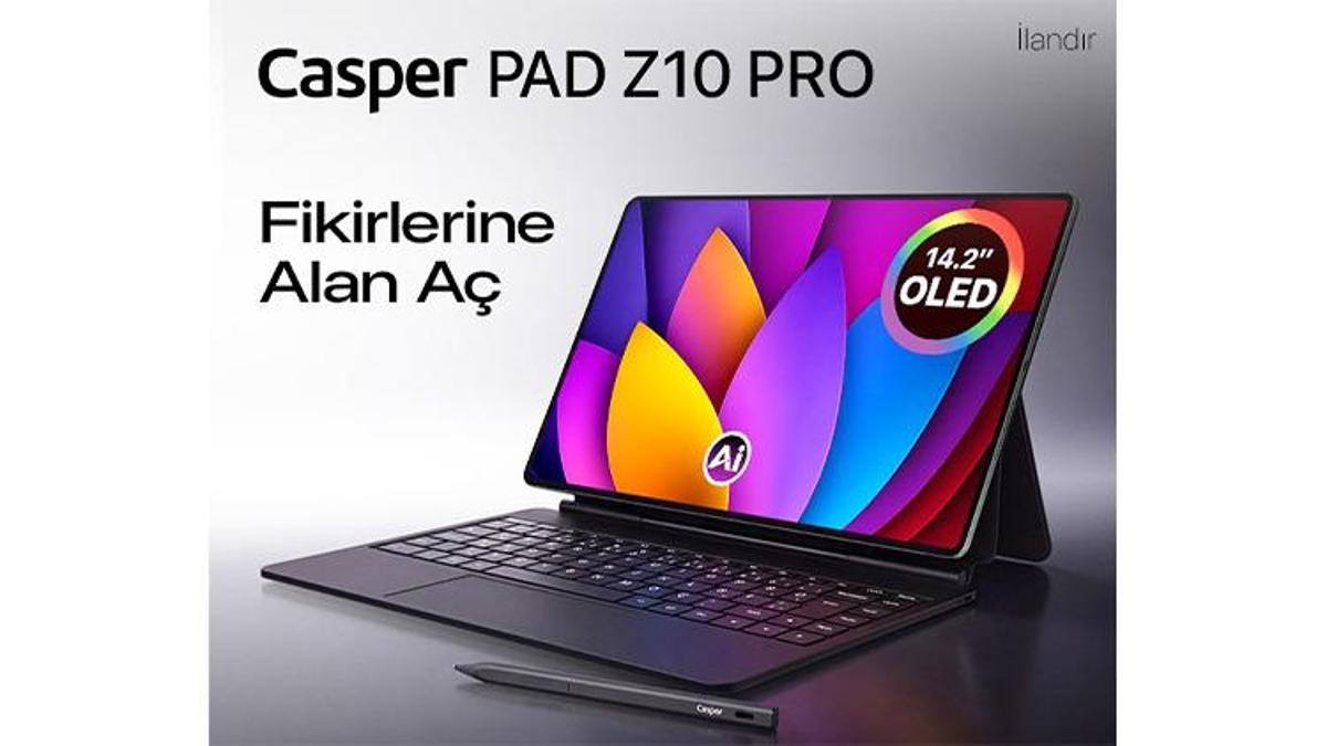 Yapay zekâ destekli işlemci ve 2.8K OLED ekran: Casper’dan üst segment tablet hamlesi