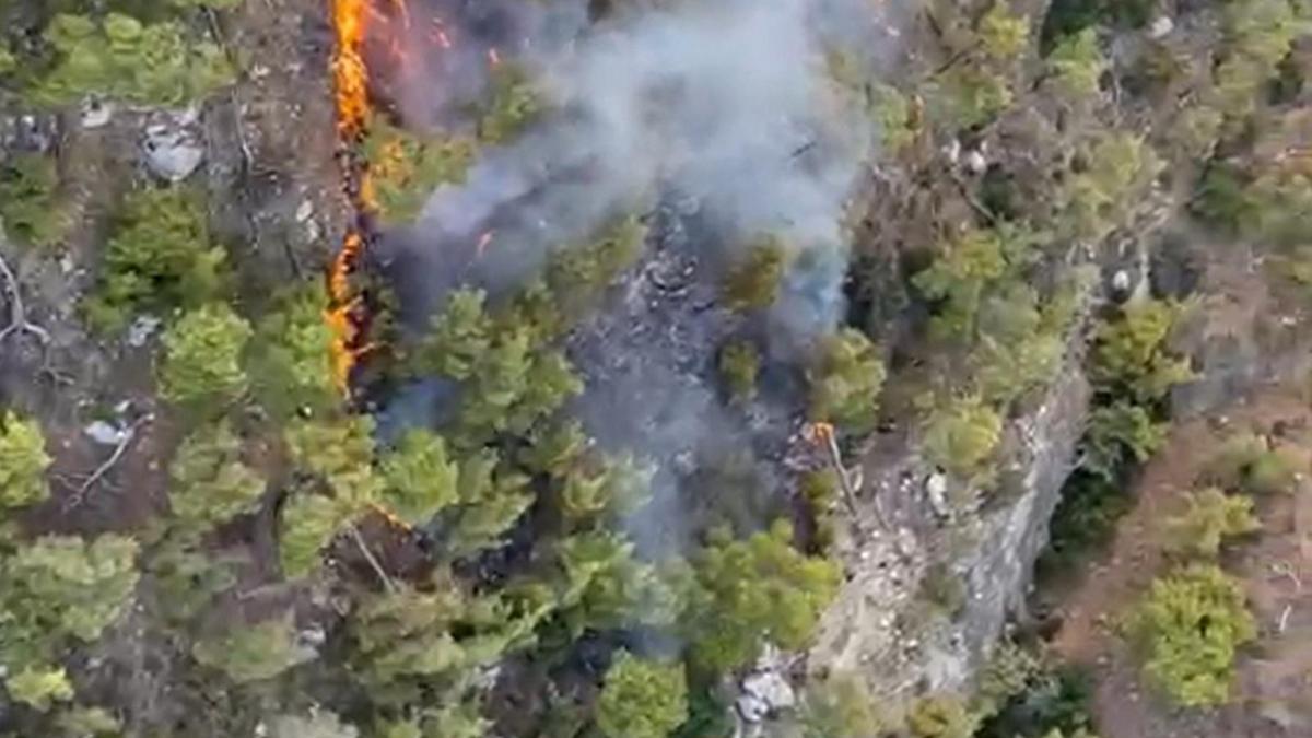 Antalya'da orman yangını