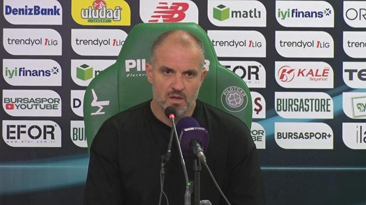 Bursaspor Teknik Direktörü Mustafa Er: İkinci yarı bize yakışmadı