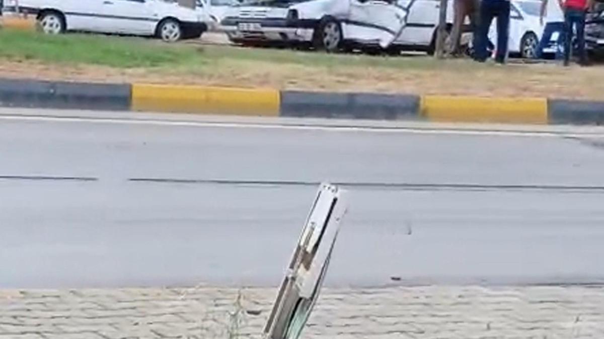 Eğirdir'de zincirleme kaza