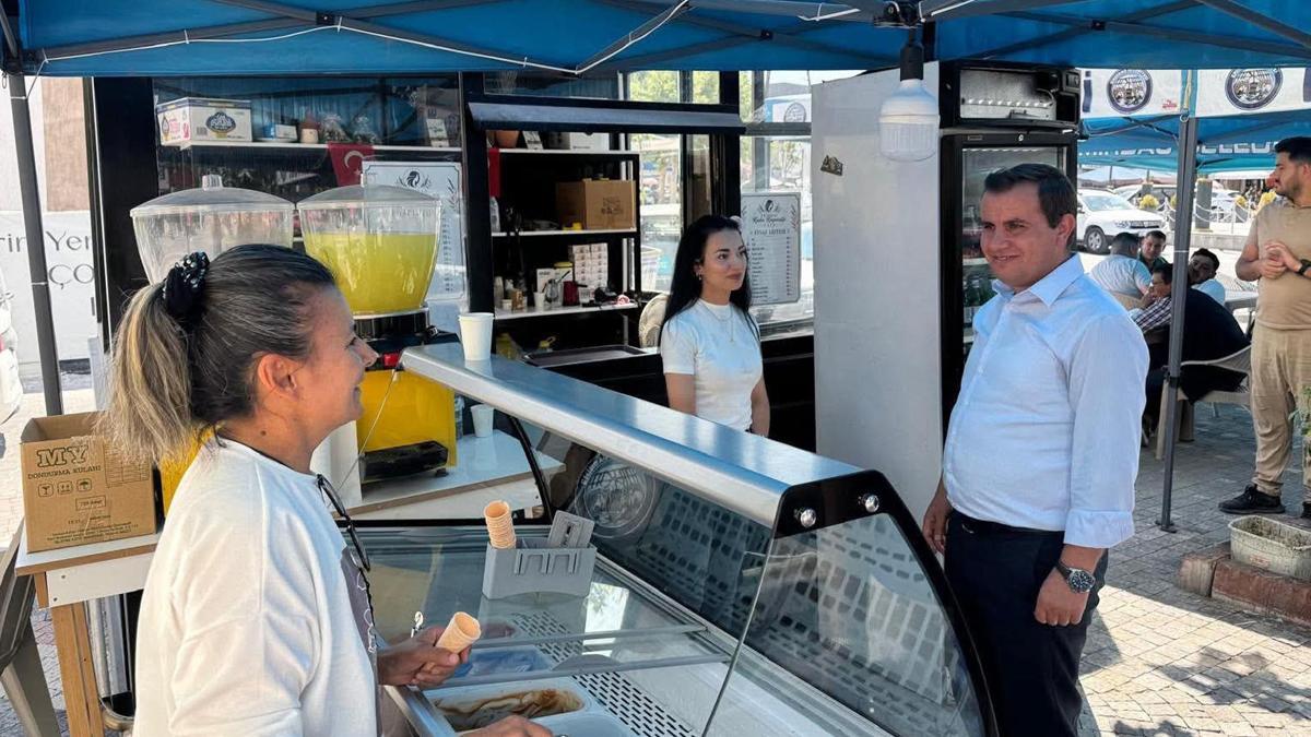 Kaymakam Topaca’dan esnaf ziyareti