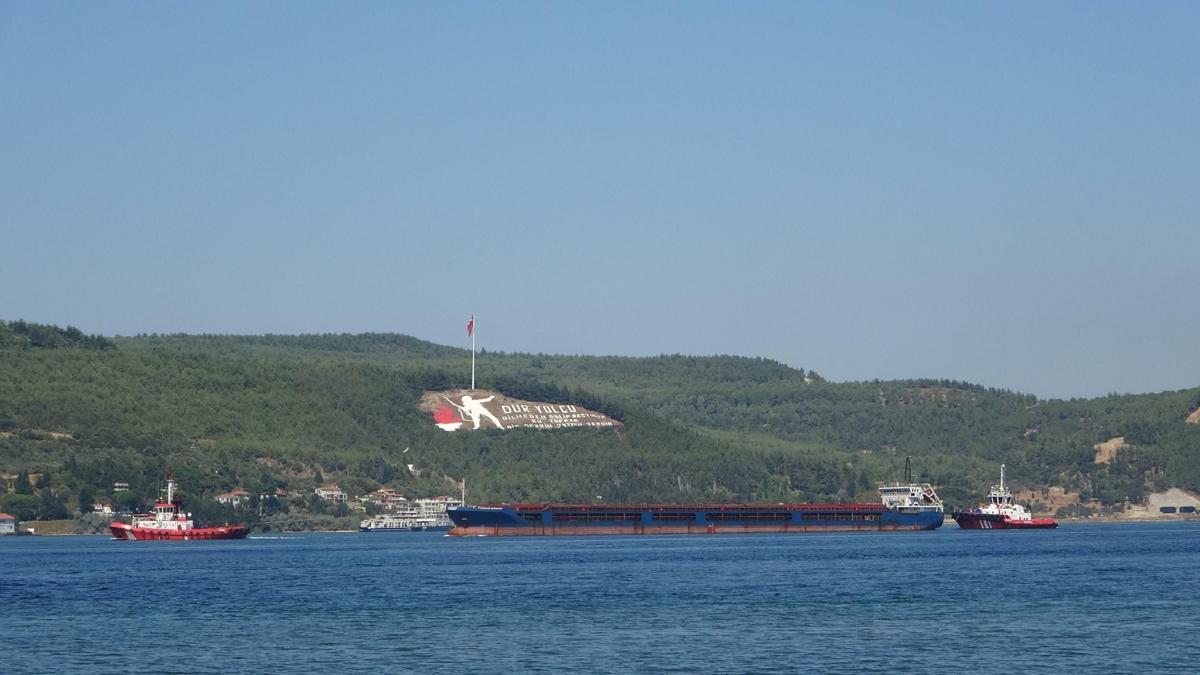 Çanakkale Boğazı’nda gemi arızası