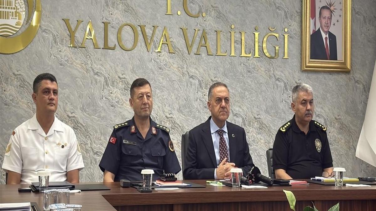 Yalova Valisi Ahmet Hamdi Usta, yılın ilk 6 ayının güvenlik verilerini paylaştı