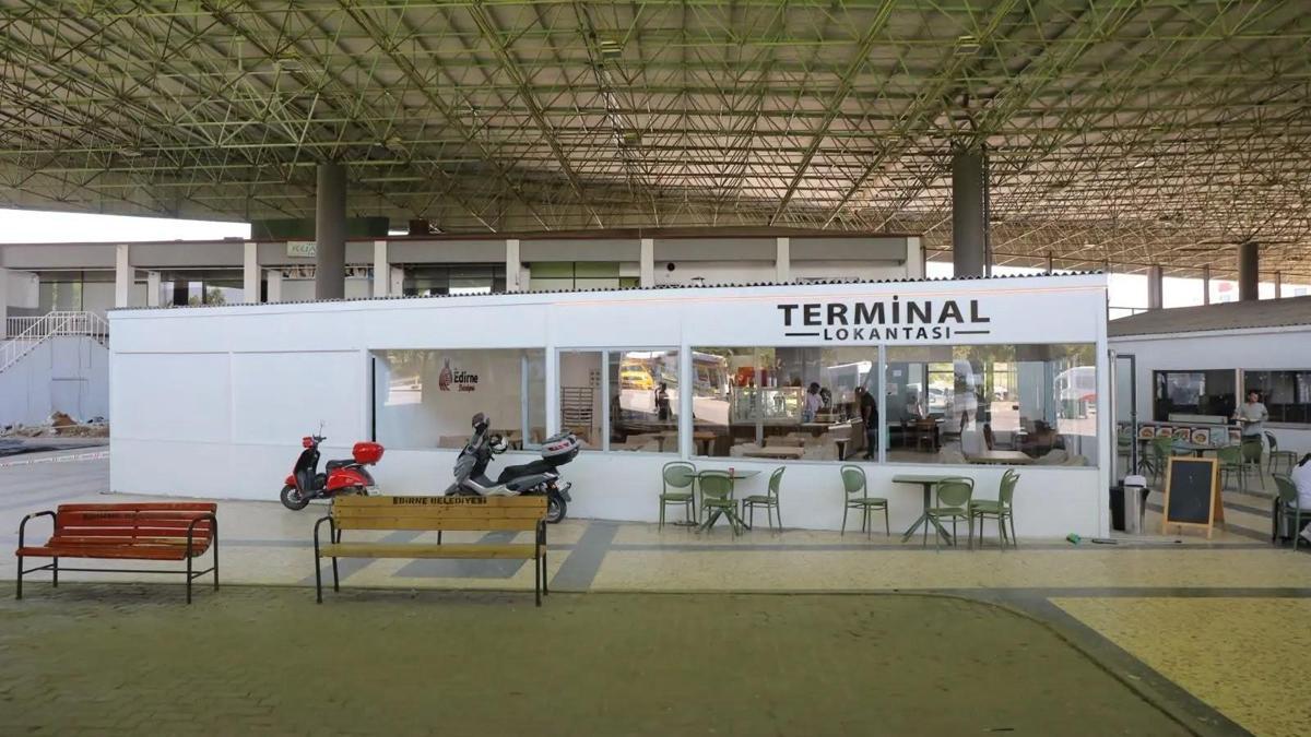 Edirne Otogarı'nda Terminal Lokantası hizmete açıldı