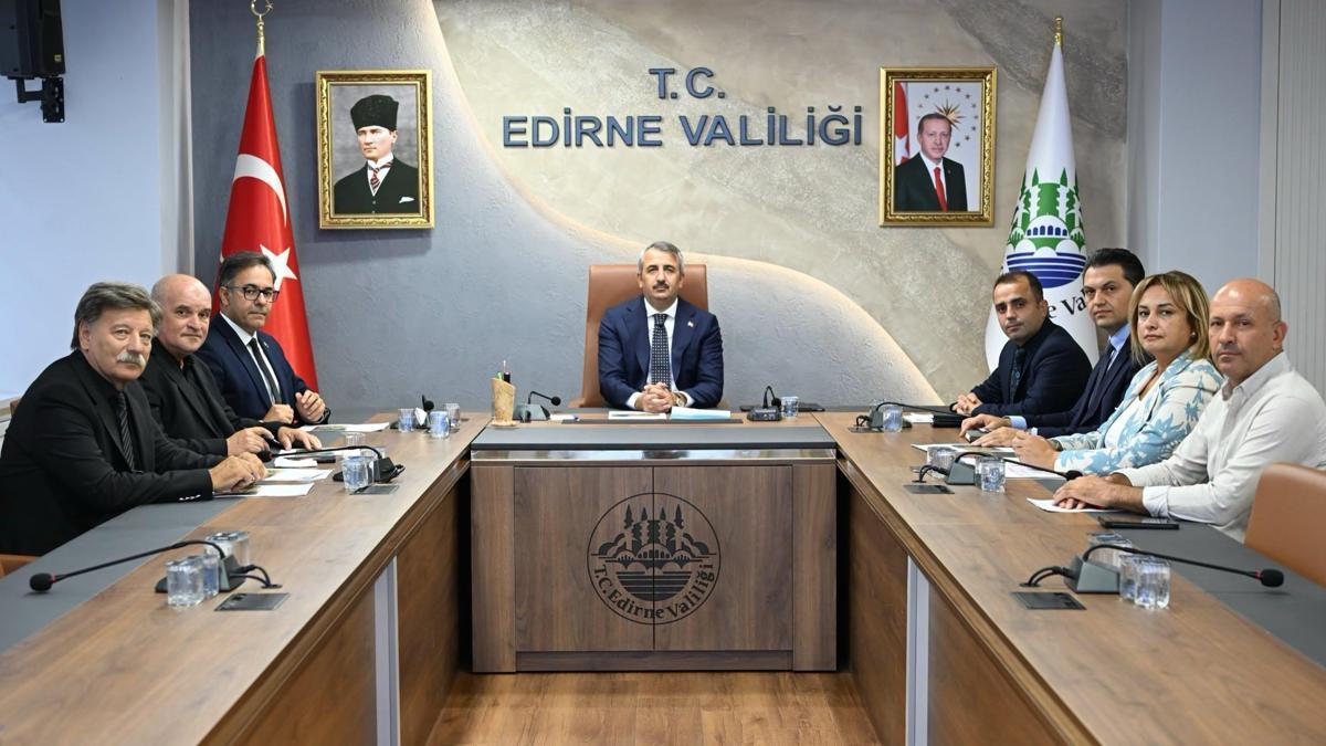 Edirne Valiliğinde Toprak Koruma Kurulu Toplantısı düzenlendi
