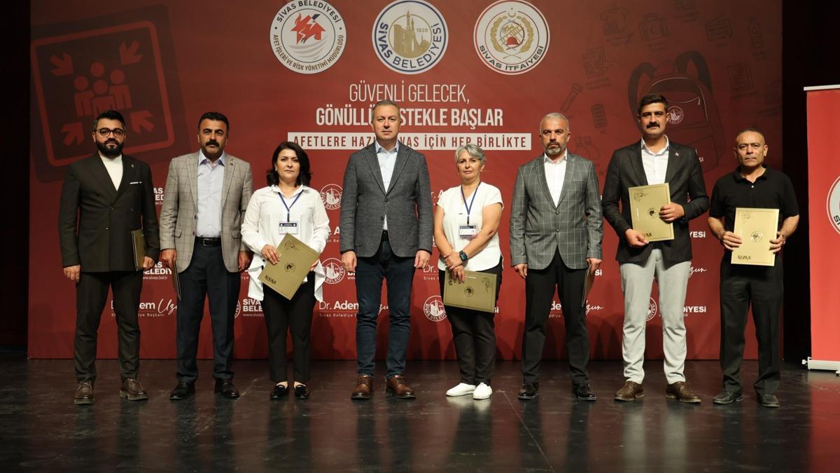 Sivas'ın afet gönülleri göreve hazır