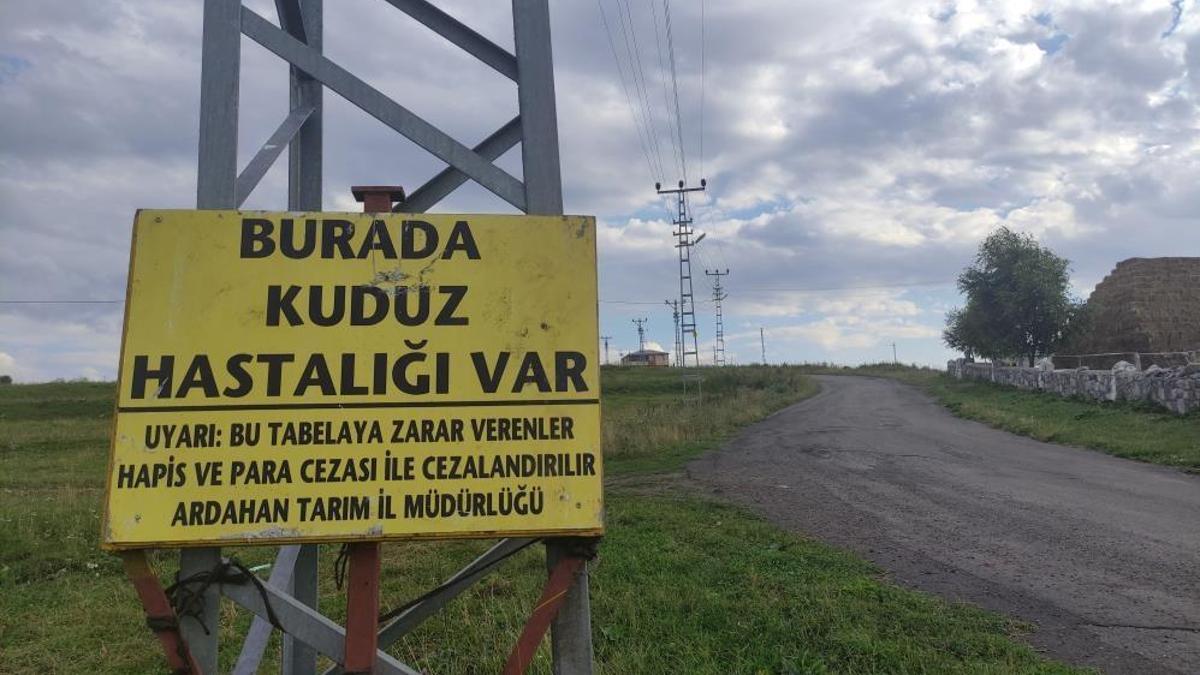 Kuduz nedeniyle mahalleye giriş çıkışlar yasaklandı
